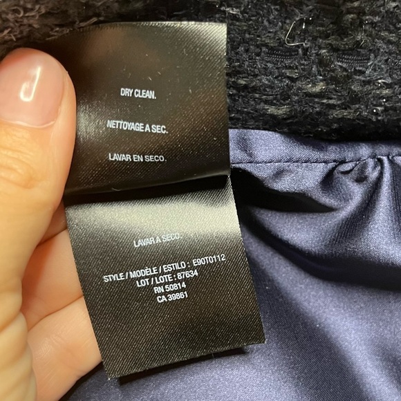 Elie Tahari Wool blend tweed jacket Sz 2 - Picture 12 of 12